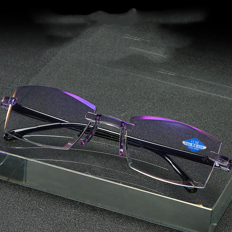 Diamond Cut Dual Light Blue Light Blocking Reading Glasses