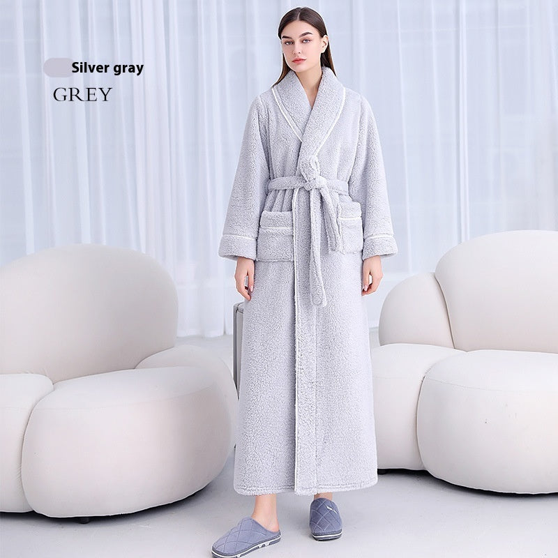 Women's Plus Size Plush Bathrobe