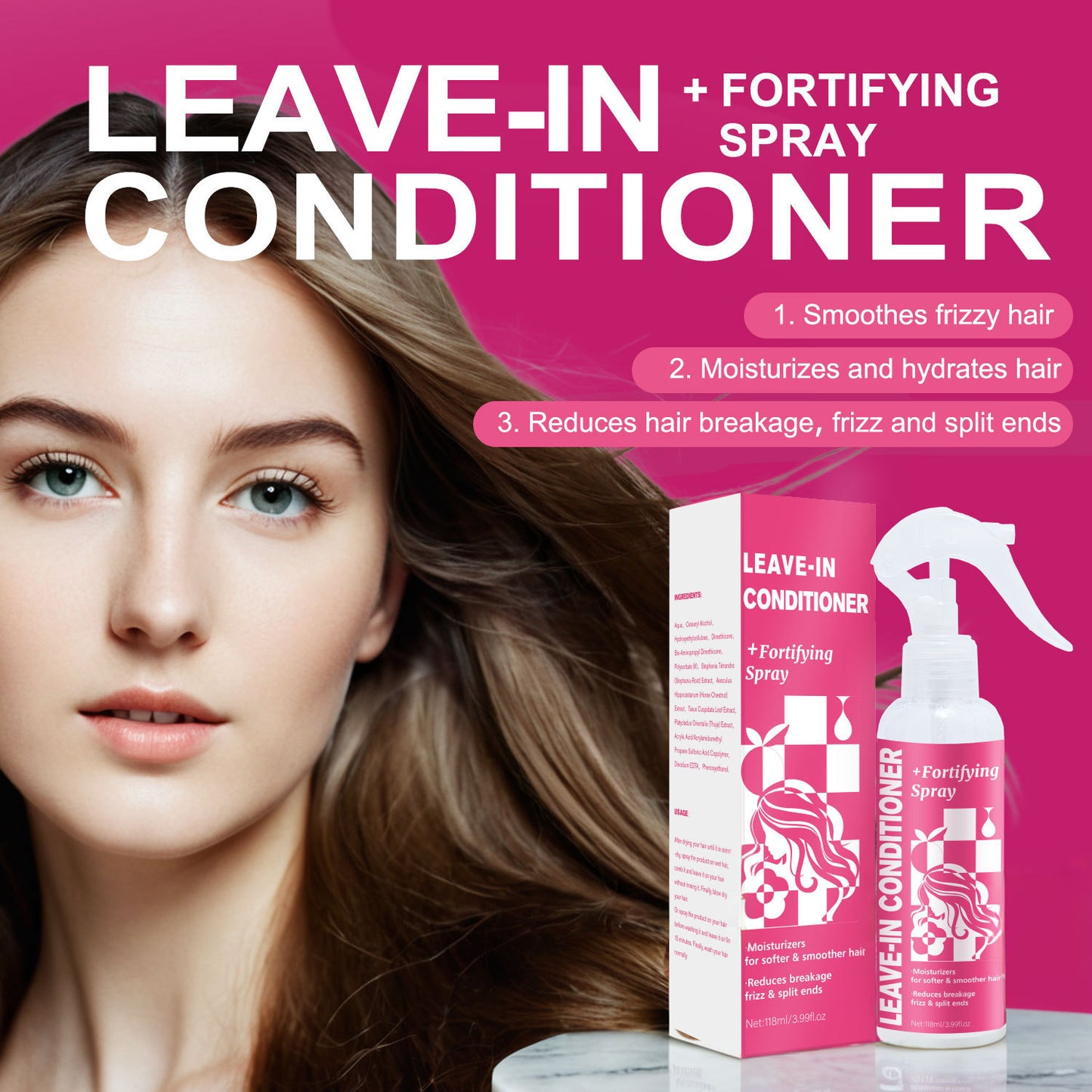 Leave-in Hair Conditioner Anti-knot Spray