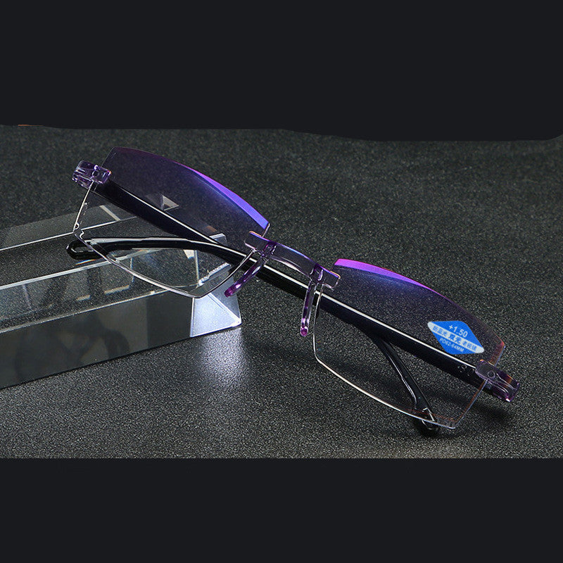 Diamond Cut Dual Light Blue Light Blocking Reading Glasses