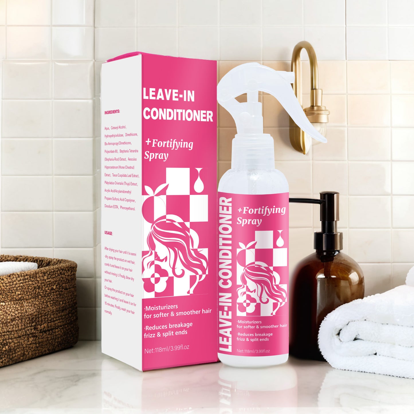 Leave-in Hair Conditioner Anti-knot Spray